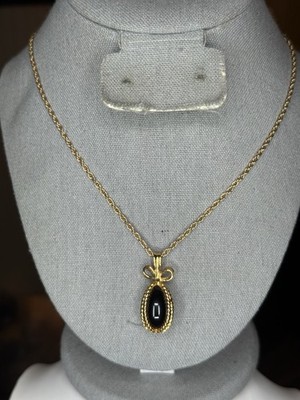 Vintage Joan Rivers Faberge Egg Necklace Vintage 26   Chain Pendant Goldtone