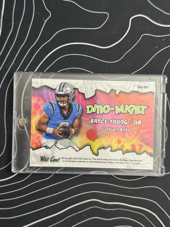 Bryce Young Dino-Might Rookie Wildcard Alumination 1/1 - Image 2 of 2