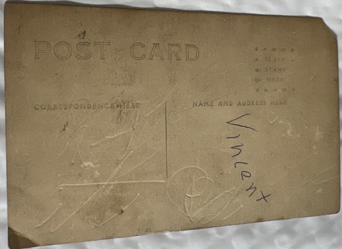 Vintage WWI Soldat Gelatine Silberdruck Foto Fotografie Militär Postkarte RPPC - Bild 4 von 5