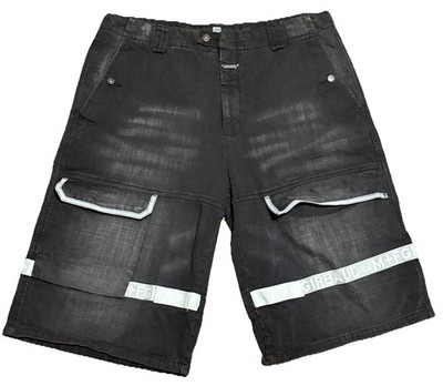 MARITHÉ FRANÇOIS GIRBAUD Shuttle Tech Strap Jeans / Shorts - Size 40 - Y2K / VTG