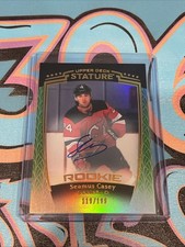 Seamus Casey 119/199 Rookie Auto Green 2024-25 Upper Deck Stature (CHPH)