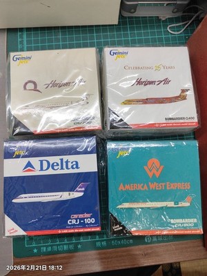 Gemini   1/400 4 Bombardier Q400 CRJ100 700 900 Horizon Air Limited Edition Rare