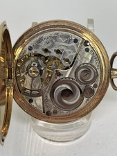 Vintage 1922 Elgin 386 17J 16s Pocket Watch Is Running 