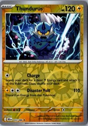Thundurus 033/086 Reverse Holo Black Bolt