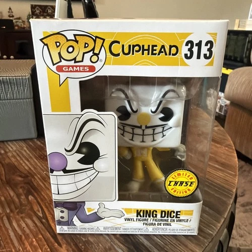 Funko Pop! Vinyl: Cuphead - King Dice (Yellow) (Chase) #313