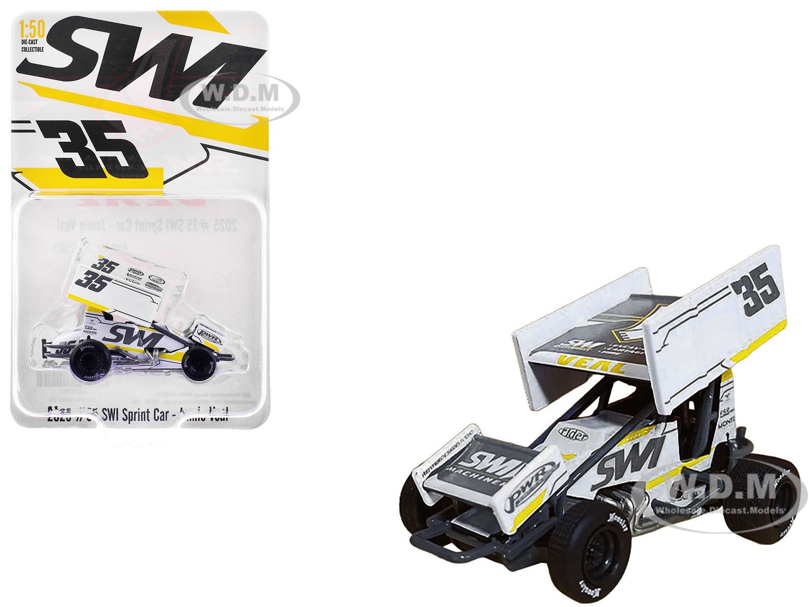 WINGED SPRINT CAR 35 VEAL SWI EARTHWORKS 2025 150 DIECAST BY ACME A5025017 3890₽