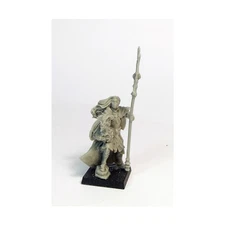 MOM Miniatures Fantasy Mini 28mm GM Elf Champion w/Halberds Pack New
