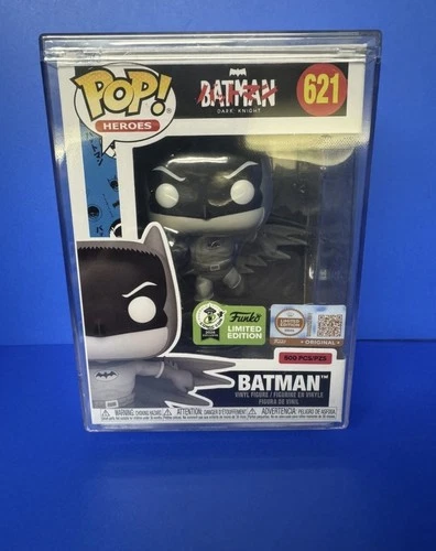 Funko Pop! Batman Dark Knight (Bat-Manga) ECCC Black & White #621 Grail LE 500