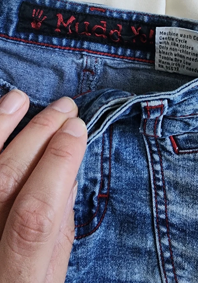 MUDD YO! Falda vaquera vintage niñas talla 10 estilo: 6NY004 Foto 3 de 4