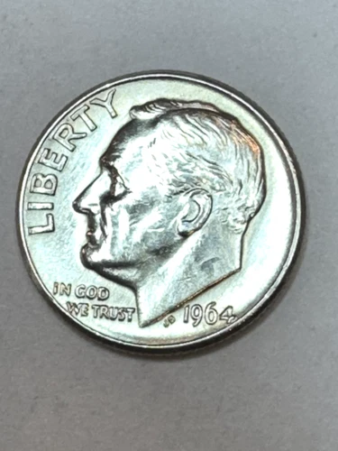 1964-D Roosevelt Dime Gem BU 90% Silver  US Coin