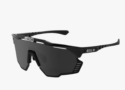 Scicon Sports Aeroshade Kunken Black Gloss Multimirror Silber Sportbrille