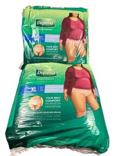 Depend Fit-Flex Underwear Women XL Maximum Absorbency 30 Count Two 15 Packs