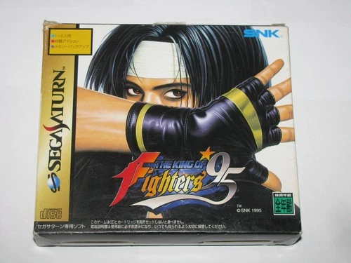 King of Fighters 95 Boxed w/RAM Cartridge Sega Saturn Japan import US Seller