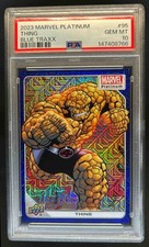 2023 Upper Deck Marvel Platinum Thing Blue Traxx #/499 PSA 10 GEM MINT