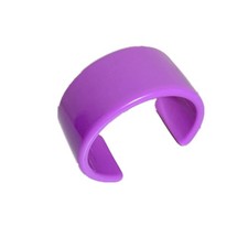 Acrylic Open Cuff Bangle Colorful Resin Chunky Thick Thin Wide Bracelet Pla - 01
