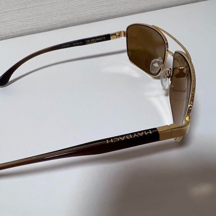 Maybach THE DIPLOMAT II The Creator Brown Sunglasses Used | eBay