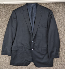 Recent Ermenegildo Zegna Sport Coat Multiseason Wool 48R Midnight Navy Blue