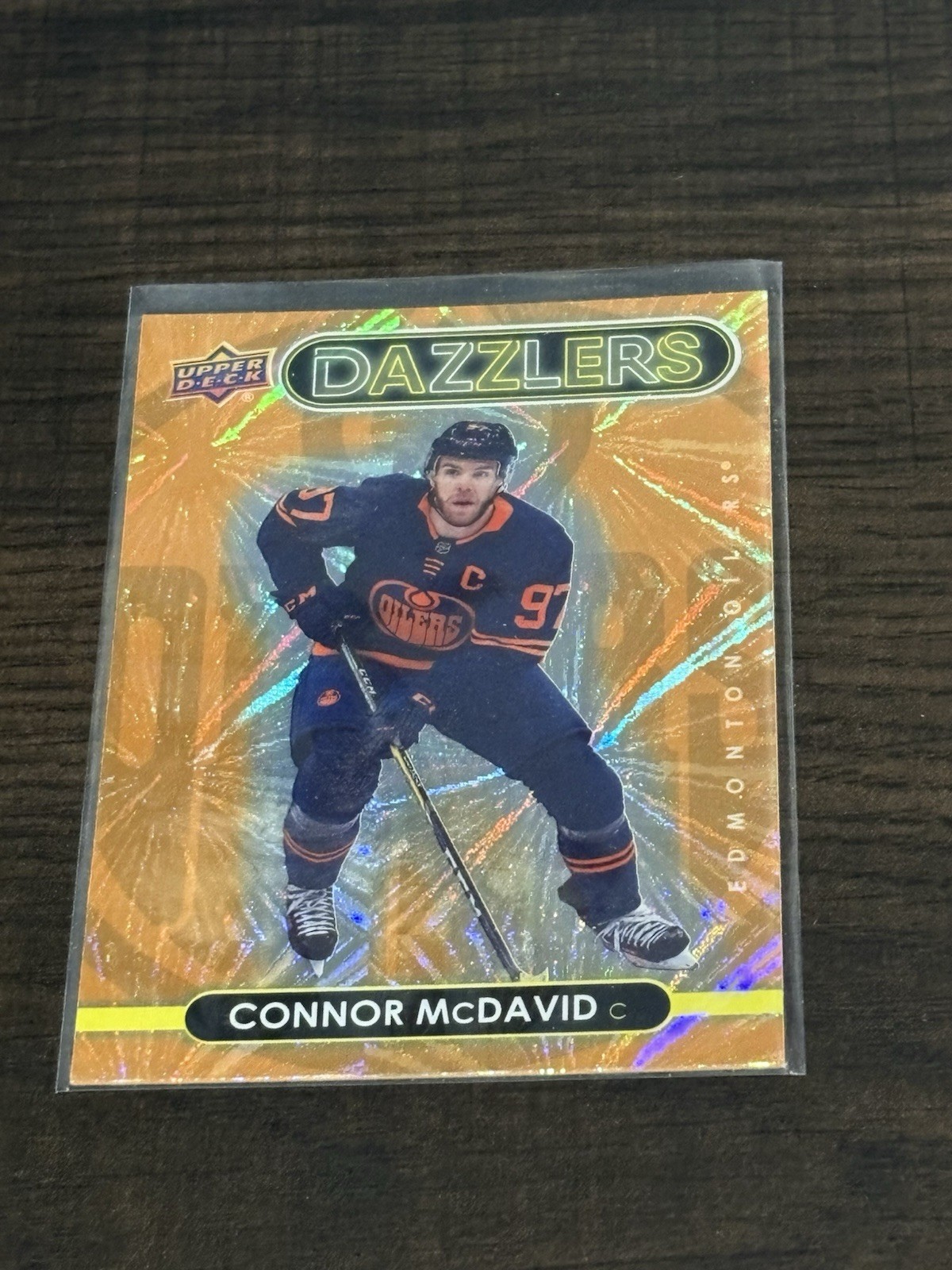 2021-22 Upper Deck Series 1 - Dazzlers Connor McDavid #DZ-19 Orange
