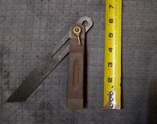 Stanley Vintage Slide T Bevel Square Brass Rosewood