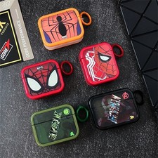 Spider-Man Earphone Case For Apple Airpods 4 1 2 3 Pro Silicone Soft Cover Gifts