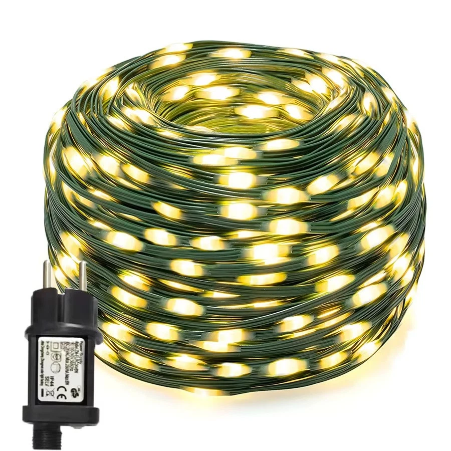 300~2000 LED Fairy String Lights Outdoor Garden Christmas Party Decor Wall Plug - Image 4 of 4