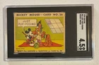1935 R89 Mickey Mouse Gum Just Pup-Posing #26 SGC 4.5 Card