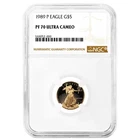 1989-P American Gold Eagle 1/10 oz Proof — photo from another recent sale