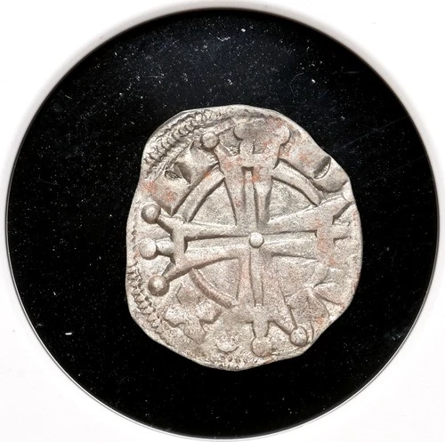 FRANCE, Provence. Raymond V-VII, 1148-1249, Silver Denier, NGC AU53