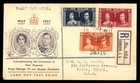 Mayfairstamps New Zealand FDC 1937 King George VI Queen Elizabeth Registered Fir
