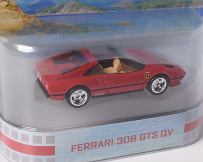 Hot Wheels Retro Entertainment Magnum Pi Ferrari 308 GTS QV Red