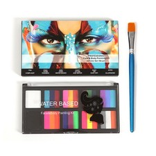 1Pc Kids Adults Halloween Face and Body Painting Kit Facial Painting Palette