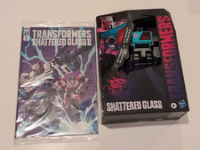 Transformers Shattered Glass Autobot Blaster & Rewind w  Comic  - Factory Sealed