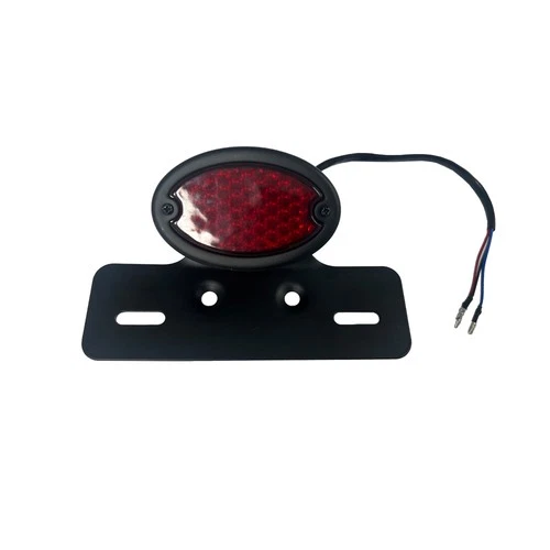 Cat Eye LED Brake Tail Light with Bracket for Harley Motorcycle Chopper Bobber