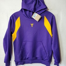 Nike Kobe Therma-FIT Hoodie Kids Medium Purple Gold Mamba Basketball Youth