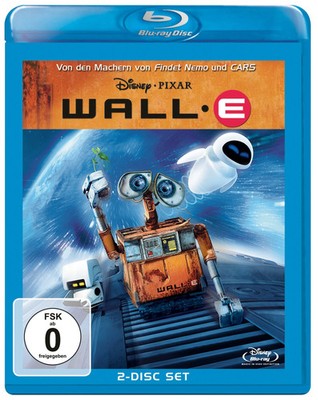 Disney Pixar Wall-E Blu-Ray Familienfilm Andrew Stanton FSK 0 Deutsch Englisch