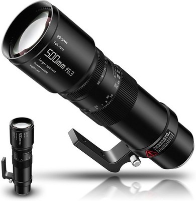 TTartisan 500mm F6.3 Telephoto Mirrorless Lens for Nikon Z ZFC Z30 Z50 Z9 ZF Z10