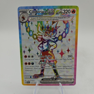 cinderace ex pokemon card value Amazon.com: Pokemon - Cinderace ex 157/142 - Stellar Crown