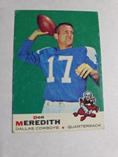 1969 Topps  Don Meredith #75 Low Grade  good filler for set