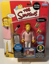 The Simpsons Troy McClure World of Springfield Playmates Factory Sealed (B244)
