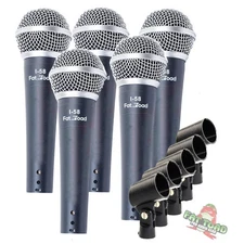FAT TOAD Singing Vocal Studio Microphones - Handheld Karaoke Studio Mic PACKAGE