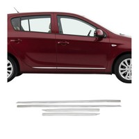 SeitentüRleiste TüRleisten TüRschutzleiste FüR Hyundai I20 2008-2014 Chrom 4X