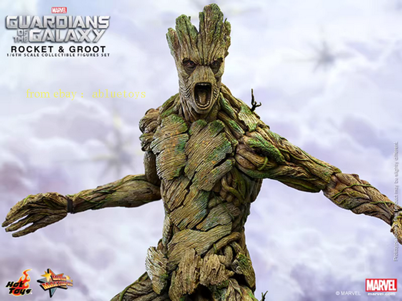 Hot Toys Marvel Guardians of The Galaxy 15 inch Groot and 6 inch