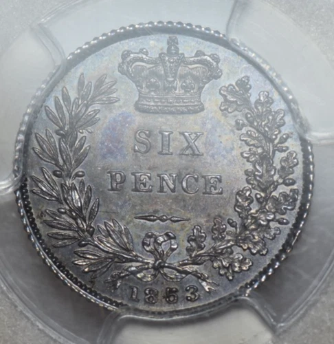 1853 Victoria Sixpence — photo from the most recent tracked eBay sale