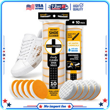  10 Pack SneakERASERS Instant Cleaner, Premium Shoe Cleaning Kit for Sneakers