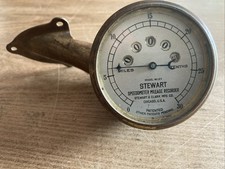 Antique Stewart Model 23 Speedometer