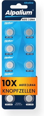 10x AG13 LR44 357 A76 SR44 LR1154 V13GA Knopfzellen Batterien 1,5V Alkaline Uhr