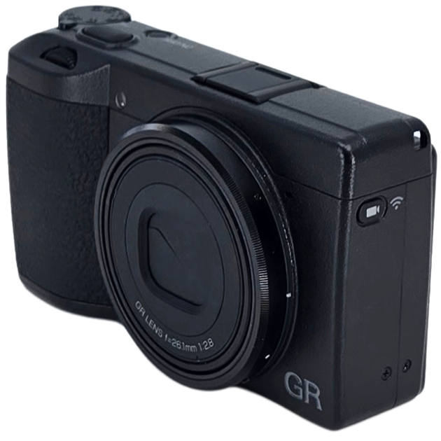 Ricoh GR IIIx Compact Digital Camera - Black (26.1mm f/2.8