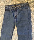Levi's 505 Men's Jeans Blue Denim 36x32 100% Cotton Straight Leg — photo 2