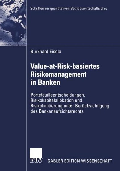 Value-At-Risk-Basiertes Risikomanagement In Banken Burkhard Eisele-image