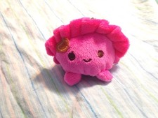 Kawaii Keychain Straps Dumpling Raspberry Pink 